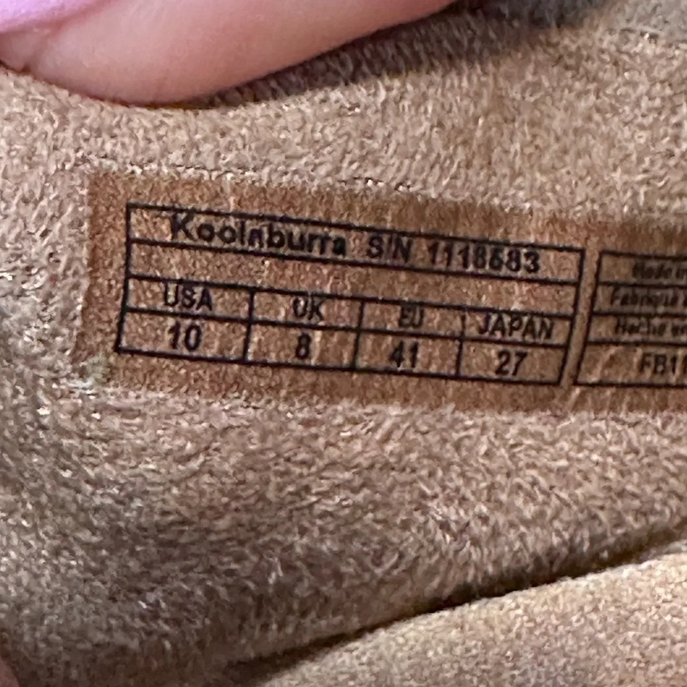 Koolaburra by UGG Twist Detail Slide‎ Sandals tan suede sz 10